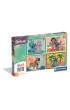 Puzzle 4w1 - SuperColor. Stitch (12+16+20+24 el.) Clementoni