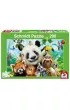 Puzzle 200 el. Weso�e zwierzaki Schmidt
