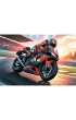 Puzzle 100 el. Szybki motocykl Trefl