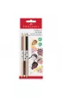 Faber-Castell Kredki dwustronne Children of the world 6 kolor�w 3 szt.