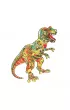 Puzzle drewniane eko 129 el. Tyranozaur rex A3 Maksik