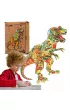 Puzzle drewniane eko 129 el. Tyranozaur rex A3 Maksik