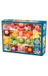 Puzzle 500 Kolorowe makaroniki 113755 Cobble Hill
