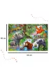 Puzzle 40 el. Zwierz�ta w d�ungli Castorland
