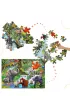 Puzzle 40 el. Zwierz�ta w d�ungli Castorland