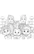 Puzzle dwustronne pod�ogowe 35 el. Cocomelon. Najlepsi przyjaciele Lisciani