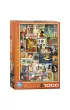 Puzzle 1000 el. Stare plakaty - Rowery Eurographics