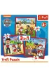Puzzle 3w1 (20+36+50 el.) Psi Patrol. Weso�e pieski Trefl