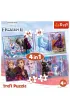 Puzzle 4w1 - Podr� w nieznane. Frozen 2 (35+48+54+70 el.) Trefl