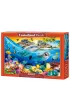 Puzzle 1000 el. Dolphins in the Tropics Castorland