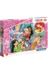 Puzzle 60 el. SuperColor. Princess Clementoni