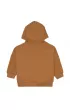 Lassig Bluza z kapturem z baweny organicznej GOTS Little Gang Fun caramel 4-6 l.