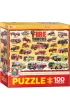 Puzzle 100 el. Smartkids - Fire Trucks Eurographics
