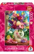 Puzzle 1000 PQ Bukiet kwiat�w 114005 Schmidt