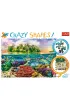 Puzzle 600 el. Crazy Shapes. Tropikalna wyspa Trefl