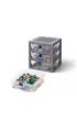 Rega� LEGO z szufladami Szary