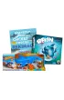 Pakiet: Wszystko, co chcesz wiedzie� o rekinach. Fakty i mity!, Gra Rekin, Hot Wheels. City Rekin Transporter GVG36