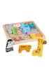 Fisher-Price Zwierz�tka Drewniane puzzle Uk�adanka Mattel