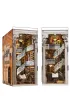 Puzzle Miniaturowy domek Book Nook Biblioteka Prawa Habarri