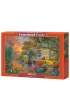 Puzzle 2000 el. Charming Evening Castorland