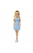 Barbie Fashionistas. Lalka w sukience niebieska Mattel
