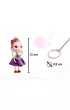 Lalka lalki do domku dla lalek 3 dziewczynki + 1 ch�opczyk zestaw 4szt. 12cm
