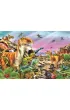 Puzzle 104 el. SuperColor. Land of Dinosaurus Clementoni