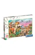 Puzzle 104 el. SuperColor. Land of Dinosaurus Clementoni