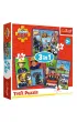 Puzzle 3w1 (20+36+50 el.) Dzie� Stra�aka Sama Trefl