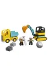 LEGO DUPLO Ci�ar�wka i koparka g�sienicowa 10931