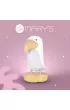Marys Lampka nocna LED i bluetooth speaker Tukan bia�y