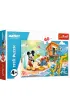 Puzzle 60 el. Ciekawy dzie� Mikiego i przyjaci� Trefl