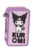 St. Majewski Pi�rnik szkolny potr�jny z wyposa�eniem Kuromi Violet