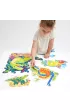 Puzzle progresywne 71 el. Dinozaury Bright Junior Media