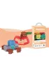 Klocki konstrukcyjne Mini Waffle 70 element�w Pastel MARIOINEX 903667