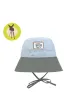 Lassig Kapelusz rybacki z filtrem UV80 Splash & Fun sky blue/deep olive, rozm. 46/49