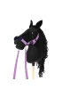 Kantar dla Hobby Horse wodze + futerka lawendowy Skippi