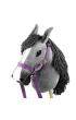Kantar dla Hobby Horse wodze + futerka lawendowy Skippi