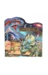 Kolorowanka z naklejkami Dino World 13354A