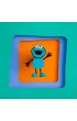 Glo Pals Posta� do k�pieli Ciasteczkowy Potw�r - zestaw z dwiema kostkami sensorycznymi �wiec�cymi w wodzie