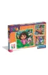 Puzzle 3x48 el. SuperColor. Dora Clementoni