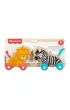 Fisher-Price. Zwierz�tka drewniane do pchania Mattel