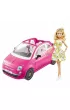 Barbie Lalka + Fiat 500 Mattel