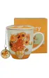 Duo Sp. z o.o. Kubek z zaparzaczem i zawieszka SUNFLOWERS Van Gogh 400 ml