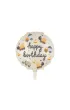 PartyDeco Balon foliowy Pojazdy budowlane 45cm