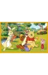 Puzzle 2x24 el. Dzie� w ogrodzie Trefl