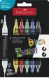 Faber-Castell Marker akrylowy Black Edition 6 szt.