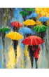 Brushme Malowanie po numerach - Paleta deszczu 40x50cm