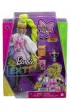 Barbie Extra Lalka Biaa tunika/Neonowe zielone wosy HDJ44 Mattel