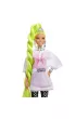 Barbie Extra Lalka Biaa tunika/Neonowe zielone wosy HDJ44 Mattel